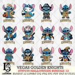 Vegas Golden Knights Stitch Horror Bundle 12 SVG Svg Eps Dxf Png File,Bundle NHL svg, Digital Download, Instant Download