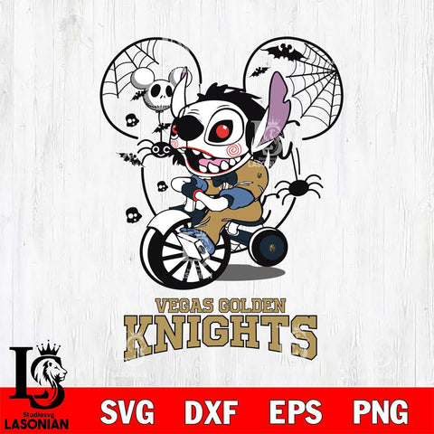 Vegas Golden Knights Stitch Jigsaws Halloween Svg Eps Dxf Png File, Digital Download, Instant Download