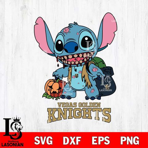 Vegas Golden Knights Stitch Zombie Svg Eps Dxf Png File, NHL svg, Digital Download, Instant Download