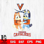 Virginia Cavaliers Bluey Chilli Dance Svg Eps Dxf Png File, Digital Download, Instant Download