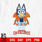 Virginia Cavaliers Bluey Dracula Halloween Svg Eps Dxf Png File, Digital Download, Instant Download