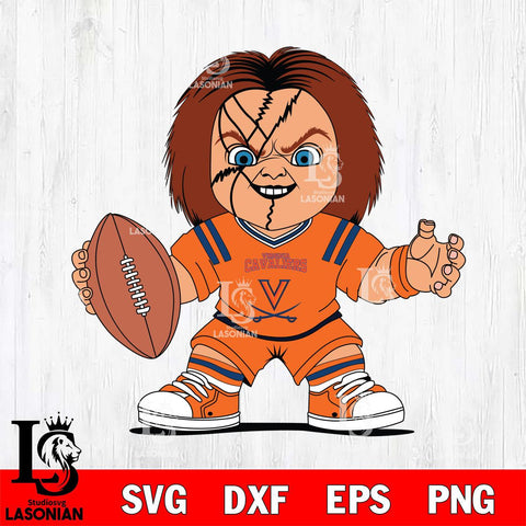 Virginia Cavaliers Chucky Horror 2 Svg Eps Dxf Png File, NCAA svg, Digital Download, Instant Download