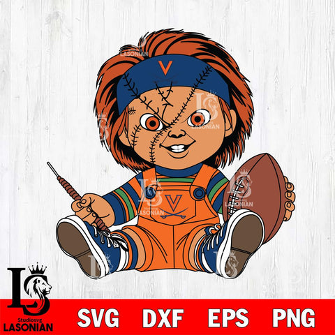 Virginia Cavaliers Chucky Horror 9 Svg Eps Dxf Png File, NCAA svg, Digital Download, Instant Download