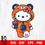 Virginia Cavaliers Cute Hello Kitty Svg Eps Dxf Png File, Digital Download, Instant Download