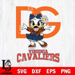 Virginia Cavaliers Dolce And Gabbana Daisy Duck Disney Svg Eps Dxf Png File, Digital Download, Instant Download