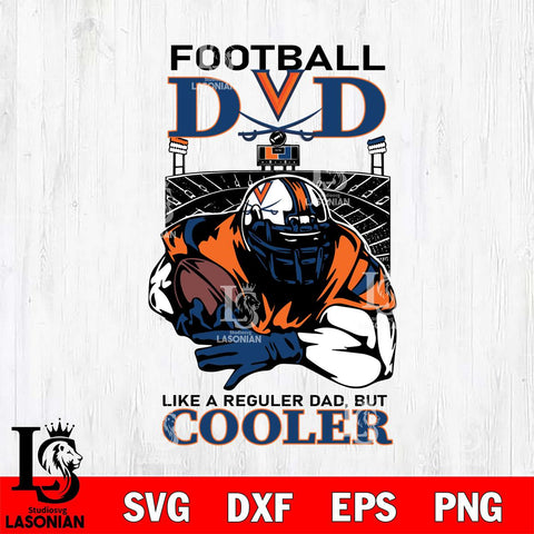 Virginia Cavaliers Football Dad Cooler Svg Eps Dxf Png File, Digital Download, Instant Download