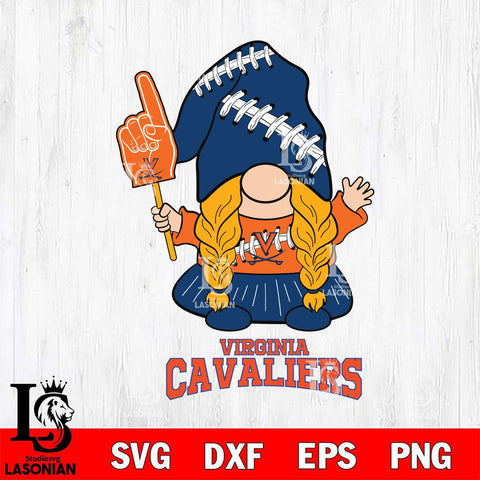 Virginia Cavaliers Gnomes Fan Svg Eps Dxf Png File, Digital Download, Instant Download