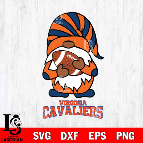 Virginia Cavaliers Gnomes Football Svg Eps Dxf Png File, Digital Download, Instant Download