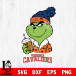 Virginia Cavaliers Grinch hat Svg Eps Dxf Png File, Digital Download, Instant Download