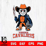 Virginia Cavaliers Jason Voorhees 3 Svg Eps Dxf Png File, Digital Download