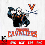 Virginia Cavaliers Jason Voorhees 5 Svg Eps Dxf Png File, Digital Download