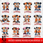 Virginia Cavaliers Mickey Minnie Mouse NCAA Bundle 12 Svg Eps Dxf Png File, Bundle NCAA svg , File Cut , Digital Download , Instant Download, Cut Svg Files