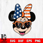 Virginia Cavaliers Minnie Mouse Love Svg Eps Dxf Png File, NCAA svg, Digital Download, Instant Download