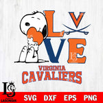 Virginia Cavaliers Snoopy Sport 10 Svg Eps Dxf Png File, Digital Download