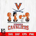 Virginia Cavaliers Snoopy Sport 12 Svg Eps Dxf Png File, Digital Download