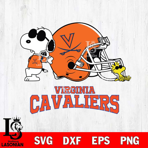 Virginia Cavaliers Snoopy Sport 2 Svg Eps Dxf Png File, Digital Download