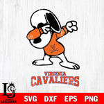 Virginia Cavaliers Snoopy Sport 3 Svg Eps Dxf Png File, Digital Download