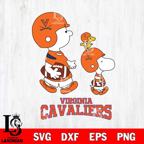 Virginia Cavaliers Snoopy Sport Svg Eps Dxf Png File, Digital Download