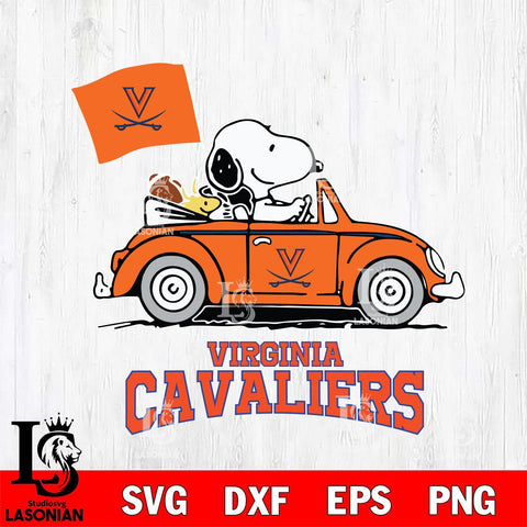 Virginia Cavaliers Snoopy Sport 5 Svg Eps Dxf Png File, Digital Download