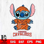 Virginia Cavaliers Stitch Mummy Svg Eps Dxf Png File, NCAA svg, Digital Download, Instant Download