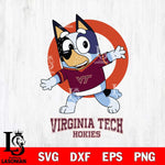 Virginia Tech Hokies Bandit Heeler Rugby Svg Eps Dxf Png File, Digital Download ,Instant Download, Cricut File