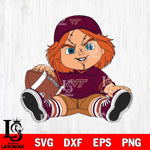 Virginia Tech Hokies Chucky Horror 8 Svg Eps Dxf Png File, NCAA svg, Digital Download, Instant Download