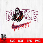 Virginia Tech Hokies Ghostface Nike Svg Eps Dxf Png File, Digital Download, Instant Download