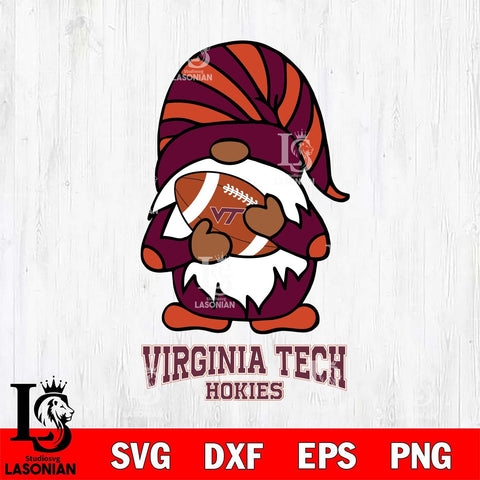 Virginia Tech Hokies Gnomes Football Svg Eps Dxf Png File, Digital Download, Instant Download