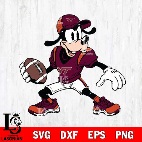 Virginia Tech Hokies Goofy Svg Eps Dxf Png File, NCAA svg, Digital Download, Instant Download