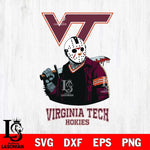 Virginia Tech Hokies Jason Voorhees 10 Svg Eps Dxf Png File, Digital Download