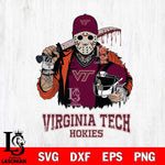 Virginia Tech Hokies Jason Voorhees 2 Svg Eps Dxf Png File, Digital Download