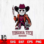 Virginia Tech Hokies Jason Voorhees 3 Svg Eps Dxf Png File, Digital Download