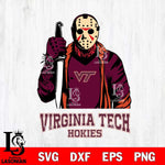 Virginia Tech Hokies Jason Voorhees 6 Svg Eps Dxf Png File, Digital Download