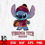 Virginia Tech Hokies Stitch Disney, Svg Eps Dxf Png File, Digital Download