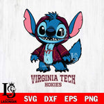 Virginia Tech Hokies Stitch Halloween Svg Eps Dxf Png File, NCAA svg, Digital Download, Instant Download