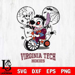 Virginia Tech Hokies Stitch Jigsaws Halloween Svg Eps Dxf Png File, Digital Download, Instant Download