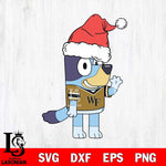 Wake Forest Demon Deacons Bluey Christmas Svg Eps Dxf Png File, Digital Download, Instant Download