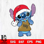 Wake Forest Demon Deacons Cute Stitch Christmas Svg Eps Dxf Png File, Digital Download, Instant Download