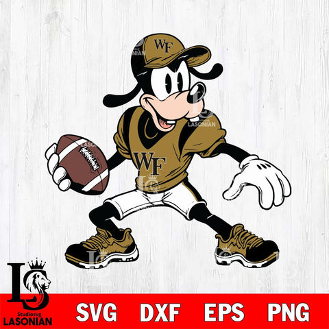 Wake Forest Demon Deacons Goofy Svg Eps Dxf Png File, NCAA svg, Digital Download, Instant Download