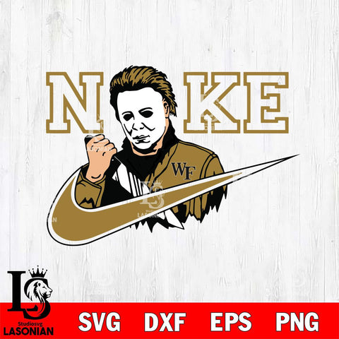 Wake Forest Demon Deacons Michael Myers Nike Svg Eps Dxf Png File, Digital Download, Instant Download