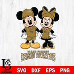 Wake Forest Demon Deacons Mickey Minnie Rugby Svg Eps Dxf Png File, NCAA svg , File Cut , Digital Download , Instant Download, Cut Svg Files