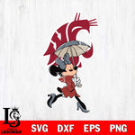 Washington State Cougars Fancy Minnie Svg Eps Dxf Png File, Digital Download, Instant Download