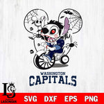 Washington Capitals Stitch Jigsaws Halloween Svg Eps Dxf Png File, Digital Download, Instant Download