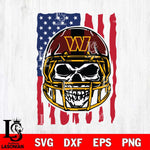 Washington Football Team American Skull Helmet Svg Eps Dxf Png File, Digital Download, Instant Download