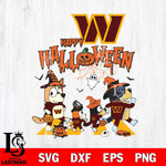 Washington Football Team Bluey Halloween Family Svg Eps Dxf Png File, Digital Download, Instant Download