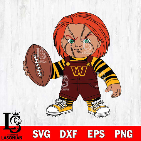 Washington Football Team Chucky Horror 12 Svg Eps Dxf Png File, NFL svg, Digital Download, Instant Download