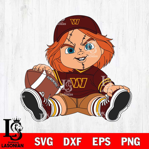 Washington Football Team Chucky Horror 8 Svg Eps Dxf Png File, NFL svg, Digital Download, Instant Download