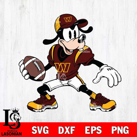 Washington Football Team Goofy Svg Eps Dxf Png File, Digital Download, Instant Download