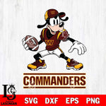 Washington Football Team Goofy Disney, Svg Eps Dxf Png File, Digital Download