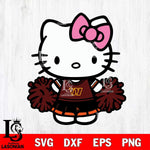 Washington Football Team Hello Kitty Cheerleader 2 Svg Eps Dxf Png File, Digital Download, Instant Download